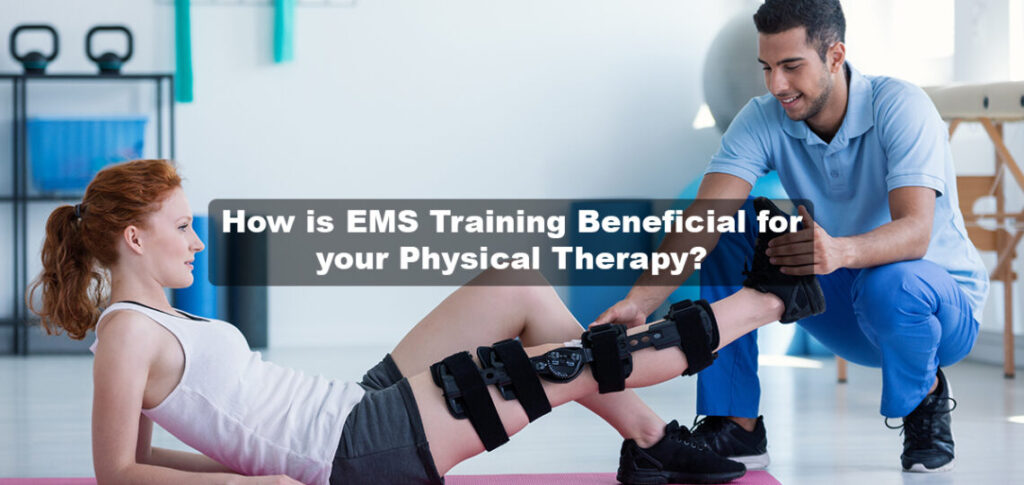 How is electrical muscle stimulation training beneficial for physical therapy?