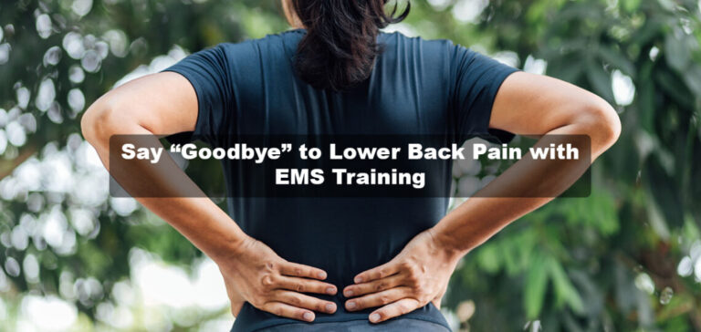 Eliminating back pain with electrical muscle stimulation suits