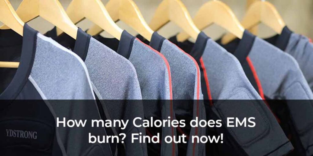 How many calories can a person burn using electrical muscle stimulation?